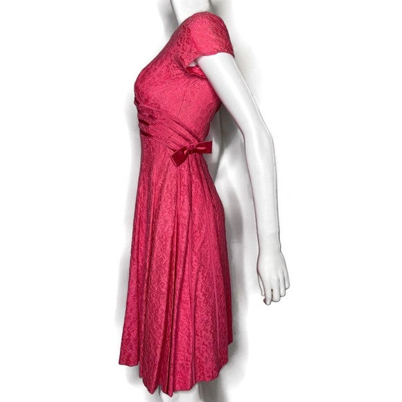 Vintage JR Theme Princess Cut Lace Overlay Dress - Picture 2 of 6